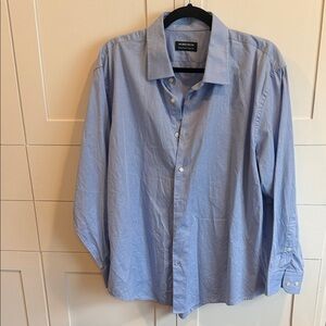 Nordstrom Light Blue Men's Dress Shirt Trim Fit